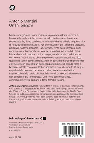 Orfani bianchi - Antonio Manzini - Libro TEA 2020, Narrativa best seller | Libraccio.it