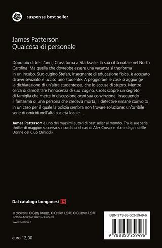 Qualcosa di personale. Un nuovo caso per Alex Cross - James Patterson - Libro TEA 2021, Suspense best seller | Libraccio.it