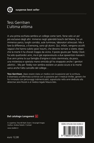L'ultima vittima - Tess Gerritsen - Libro TEA 2022, Suspense best seller | Libraccio.it