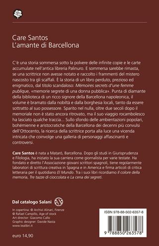 L'amante di Barcellona - Care Santos - Libro TEA 2022, Narrativa best seller | Libraccio.it
