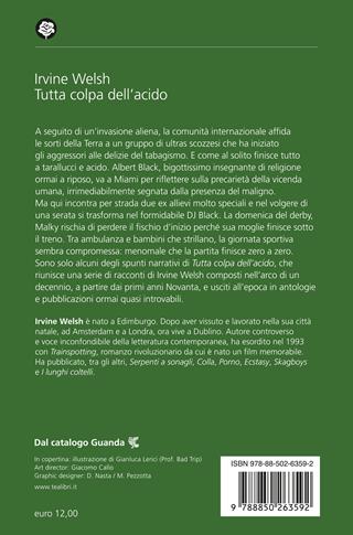 Tutta colpa dell'acido - Irvine Welsh - Libro TEA 2023, Narrativa best seller | Libraccio.it