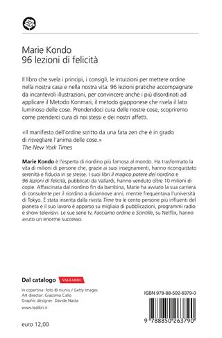 96 lezioni di felicità. Tutti i segreti del Metodo Konmari - Marie Kondo - Libro TEA 2024, Varia best seller | Libraccio.it