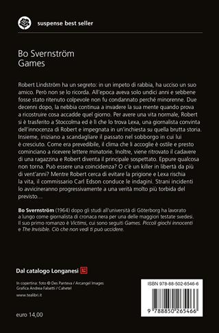 Games. Piccoli giochi innocenti - Bo Svernström - Libro TEA 2023, Suspense best seller | Libraccio.it