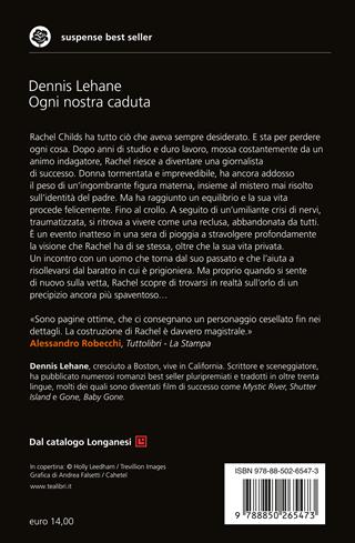 Ogni nostra caduta - Dennis Lehane - Libro TEA 2023, Suspense best seller | Libraccio.it