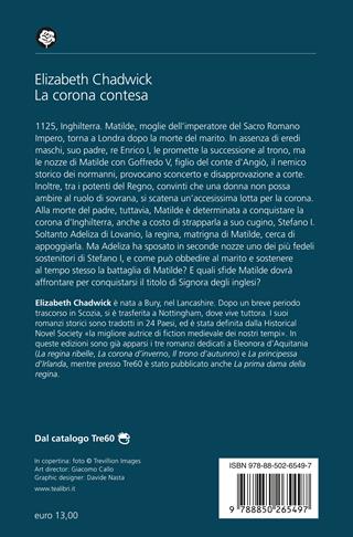 La corona contesa. Il romanzo di Matilde d'Inghilterra - Elizabeth Chadwick - Libro TEA 2023, Romanzi storici best seller | Libraccio.it