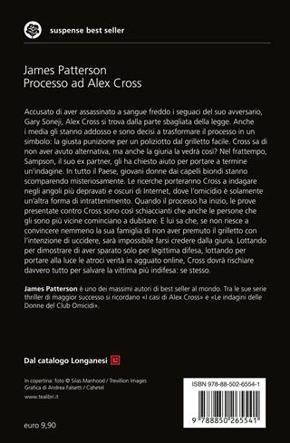 Processo ad Alex Cross - James Patterson - Libro TEA 2023, Suspense best seller | Libraccio.it