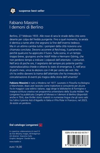 I demoni di Berlino - Fabiano Massimi - Libro TEA 2023, Suspense best seller | Libraccio.it