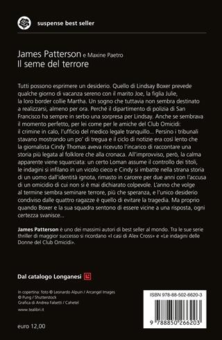 Il seme del terrore - James Patterson, Maxine Paetro - Libro TEA 2023, Suspense best seller | Libraccio.it