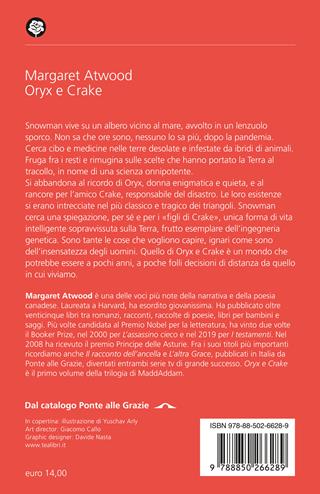 Oryx e Crake - Margaret Atwood - Libro TEA 2024, Narrativa best seller | Libraccio.it
