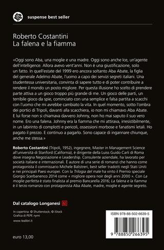 La falena e la fiamma - Roberto Costantini - Libro TEA 2023, Suspense best seller | Libraccio.it