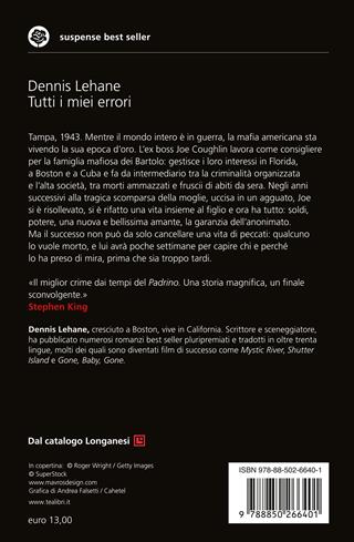 Tutti i miei errori - Dennis Lehane - Libro TEA 2023, Suspense best seller | Libraccio.it