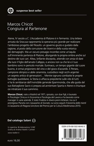 Congiura al Partenone - Marcos Chicot - Libro TEA 2023, Suspense best seller | Libraccio.it