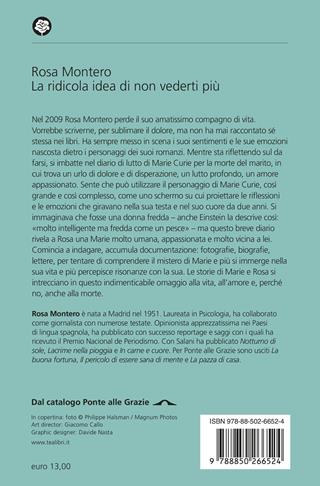 La ridicola idea di non vederti più. La storia di Marie Curie e la mia - Rosa Montero - Libro TEA 2026, Narrativa best seller | Libraccio.it