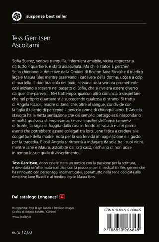 Ascoltami - Tess Gerritsen - Libro TEA 2023, Suspense best seller | Libraccio.it