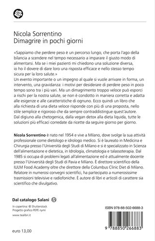 Dimagrire in pochi giorni. Perdere peso velocemente e stare bene - Nicola Sorrentino - Libro TEA 2023, Varia best seller | Libraccio.it