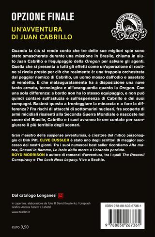 Opzione finale - Clive Cussler, Boyd Morrison - Libro TEA 2023, I maestri dell'avventura | Libraccio.it