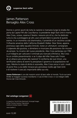 Bersaglio Alex Cross - James Patterson - Libro TEA 2024, Suspense best seller | Libraccio.it