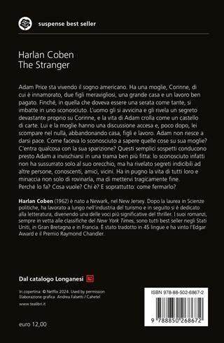 The stranger - Harlan Coben - Libro TEA 2024, Suspense best seller | Libraccio.it