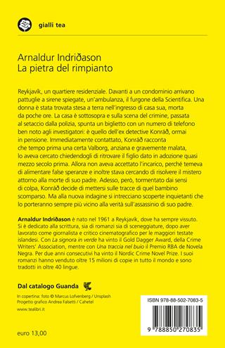 La pietra del rimpianto - Arnaldur Indriðason - Libro TEA 2025, Gialli TEA | Libraccio.it