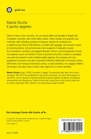 Il porto segreto. Un'indagine di Valentina Redondo - María Oruña - Libro TEA 2025, Gialli TEA | Libraccio.it
