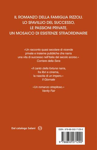 Il canto della fortuna. La saga dei Rizzoli - Chiara Bianchi - Libro TEA 2025, TEA hit | Libraccio.it
