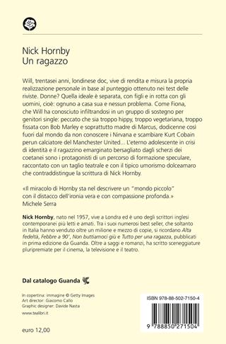 Un ragazzo - Nick Hornby - Libro TEA 2025, Narrativa best seller | Libraccio.it