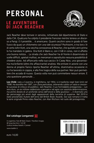 Personal - Lee Child - Libro TEA 2025, I maestri dell'avventura | Libraccio.it