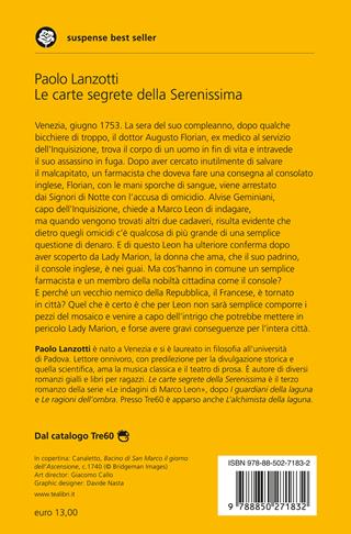 Le carte segrete della Serenissima - Paolo Lanzotti - Libro TEA 2025, Suspense best seller | Libraccio.it
