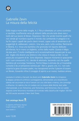 La misura della felicità - Gabrielle Zevin - Libro TEA 2025, Narrativa best seller | Libraccio.it