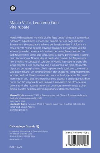 Vite rubate - Marco Vichi, Leonardo Gori - Libro TEA 2025, Narrativa best seller | Libraccio.it