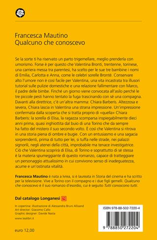 Qualcuno che conoscevo - Francesca Mautino - Libro TEA 2025, Narrativa best seller | Libraccio.it