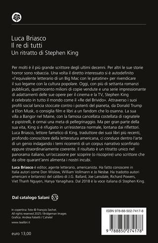Il re di tutti. Un ritratto di Stephen King - Luca Briasco - Libro TEA 2026, Varia best seller | Libraccio.it