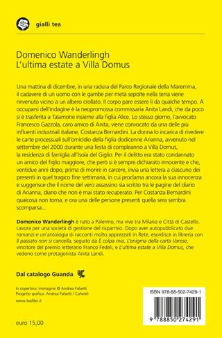 L'ultima estate a Villa Domus. Un nuovo caso per Anita Landi - Domenico Wanderlingh - Libro TEA 2026, Gialli TEA | Libraccio.it