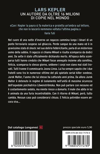 L'uomo della sabbia - Lars Kepler - Libro TEA 2026, SuperTEA | Libraccio.it
