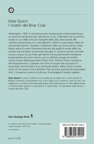 I misteri del Briar club - Kate Quinn - Libro TEA 2026, Romanzi storici best seller | Libraccio.it