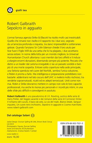 Sepolcro in agguato. Un'indagine di Cormoran Strike - Robert Galbraith - Libro TEA 2026, Gialli TEA | Libraccio.it