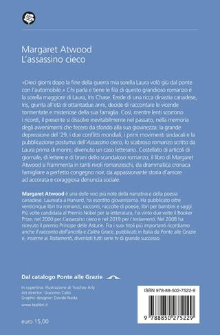 L'assassino cieco - Margaret Atwood - Libro TEA 2026, Narrativa best seller | Libraccio.it