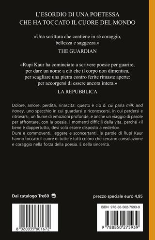 Milk and honey. Parole d'amore, di dolore, di perdita e di rinascita - Rupi Kaur - Libro TEA 2026, TEA Uno | Libraccio.it