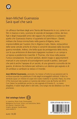 Sarà quel che sarà - Jean-Michel Guenassia - Libro TEA 2026, Narrativa best seller | Libraccio.it