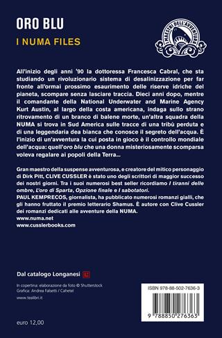 Oro blu - Clive Cussler, Paul Kemprecos - Libro TEA 2026, I maestri dell'avventura | Libraccio.it