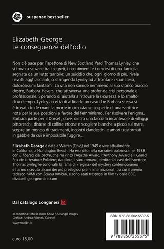 Le conseguenze dell'odio - Elizabeth George - Libro TEA 2026, Suspense best seller | Libraccio.it