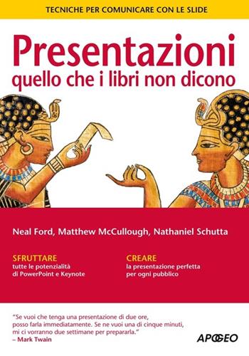 Presentazioni: quello che i libri non dicono. Tecniche per communicare con le slide - Neal Ford, Matthew McCullough, Nathaniel Schutta - Libro Apogeo 2013, Guida completa | Libraccio.it