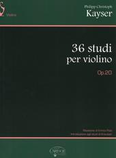 36 studi per violino. Op. 20