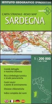 Sardegna 1:200.000. Ediz. multilingue