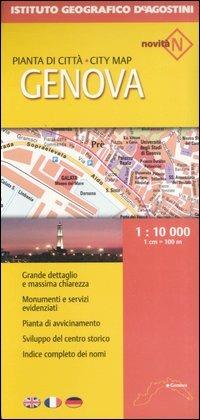 Genova 1:10.000  - Libro De Agostini 2012, Piante di città d'Italia | Libraccio.it