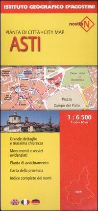 Asti 1:6 500. Ediz. multilingue  - Libro De Agostini 2007, Piante di città d'Italia | Libraccio.it