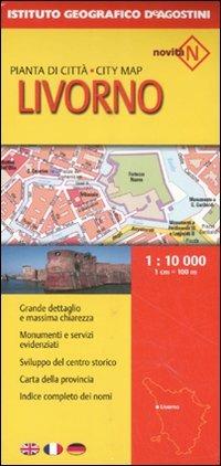 Livorno 1:10.000  - Libro De Agostini 2007, Piante di città d'Italia | Libraccio.it