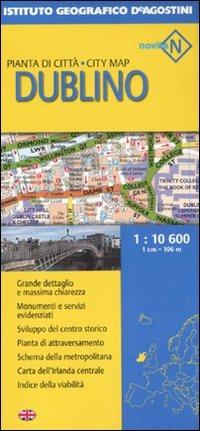 Dublino. Pianta di città. 1: 10.600  - Libro De Agostini 2012, Piante città estero | Libraccio.it