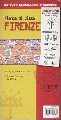 Firenze 1:10.000  - Libro De Agostini 2007, Carte in PVC | Libraccio.it