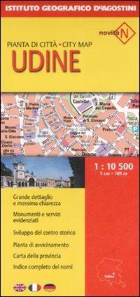 Udine 1:10.500  - Libro De Agostini 2007, Piante di città d'Italia | Libraccio.it